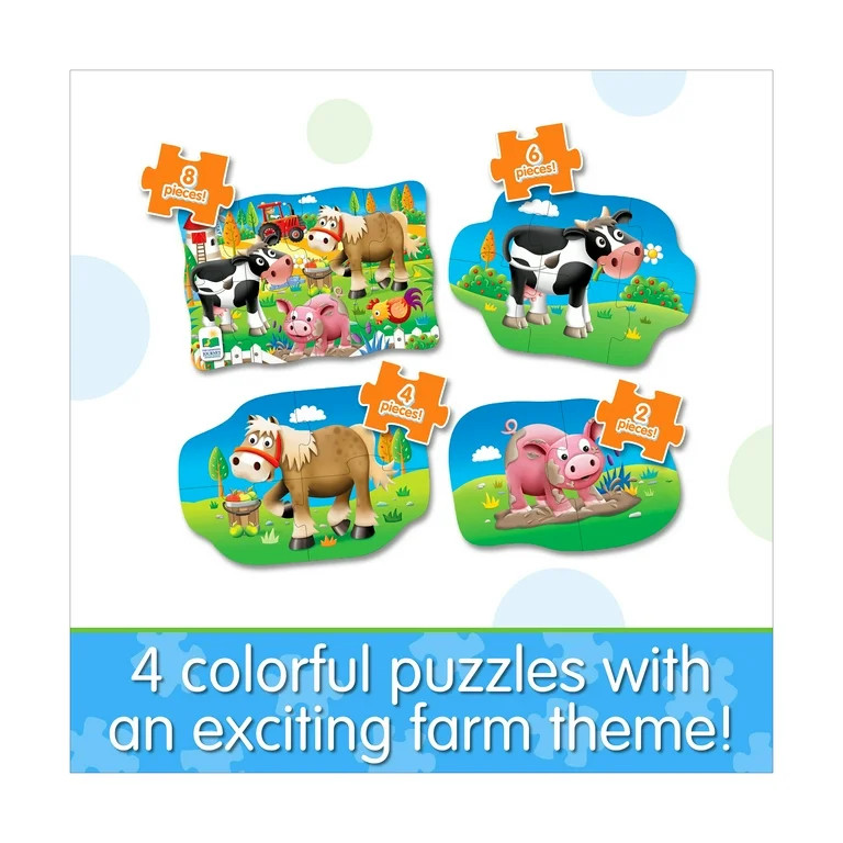 The Learning Journey My First Puzzle Set, 4-in-a-Box, Farm | Walmart (US)