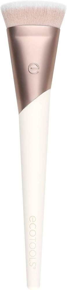 EcoTools Ecofriendly Luxe Flawless Foundation Makeup Brush for Liquid & Cream Foundation, Dense, ... | Amazon (US)