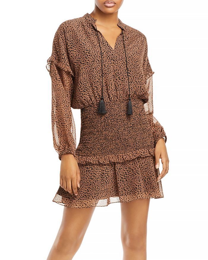 Printed Ruffled Mini Dress - 100% Exclusive | Bloomingdale's (US)