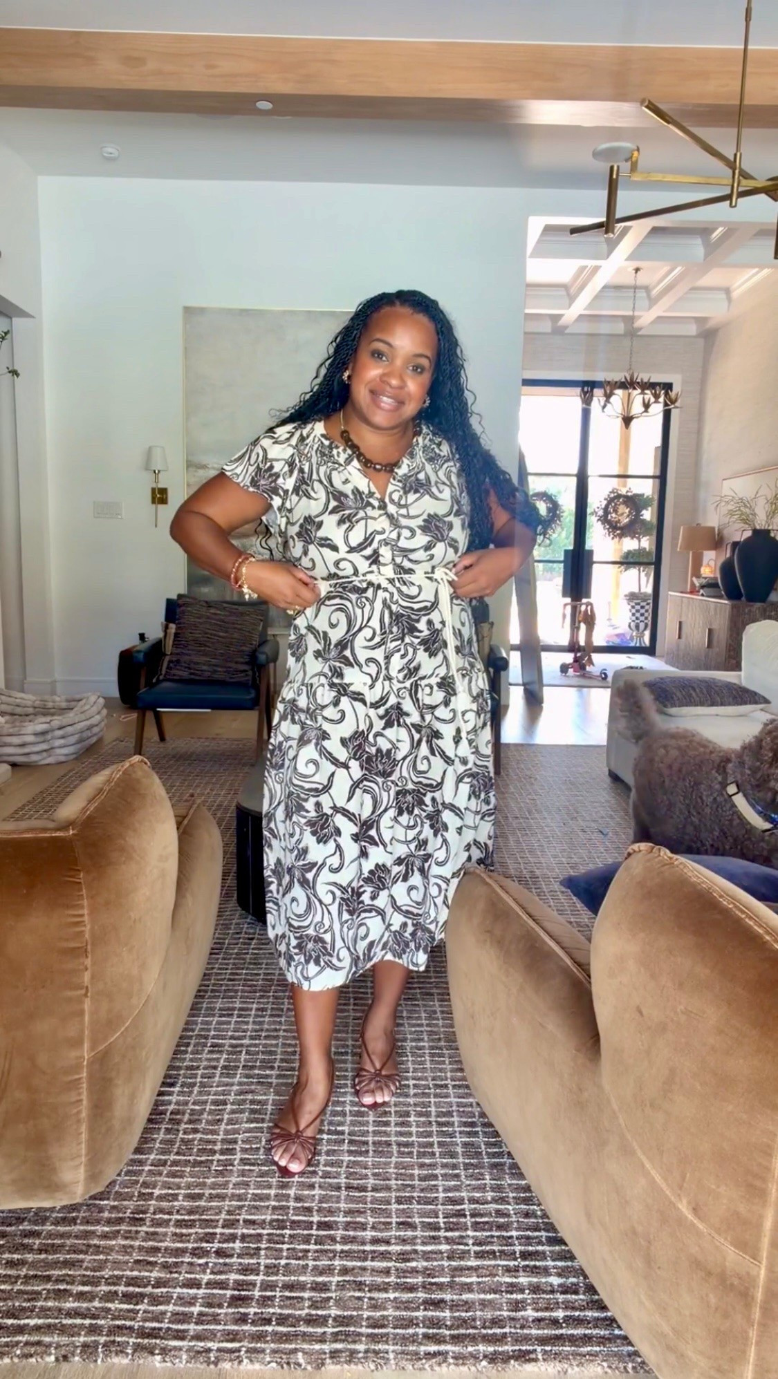 $23 Walmart fall dress just dropped! 🍂🤎 The cutest affordable midi dress for fall.

#WalmartPartner, #WalmartStyle, @WalmartStyle

#LTKMidsize #LTKootd