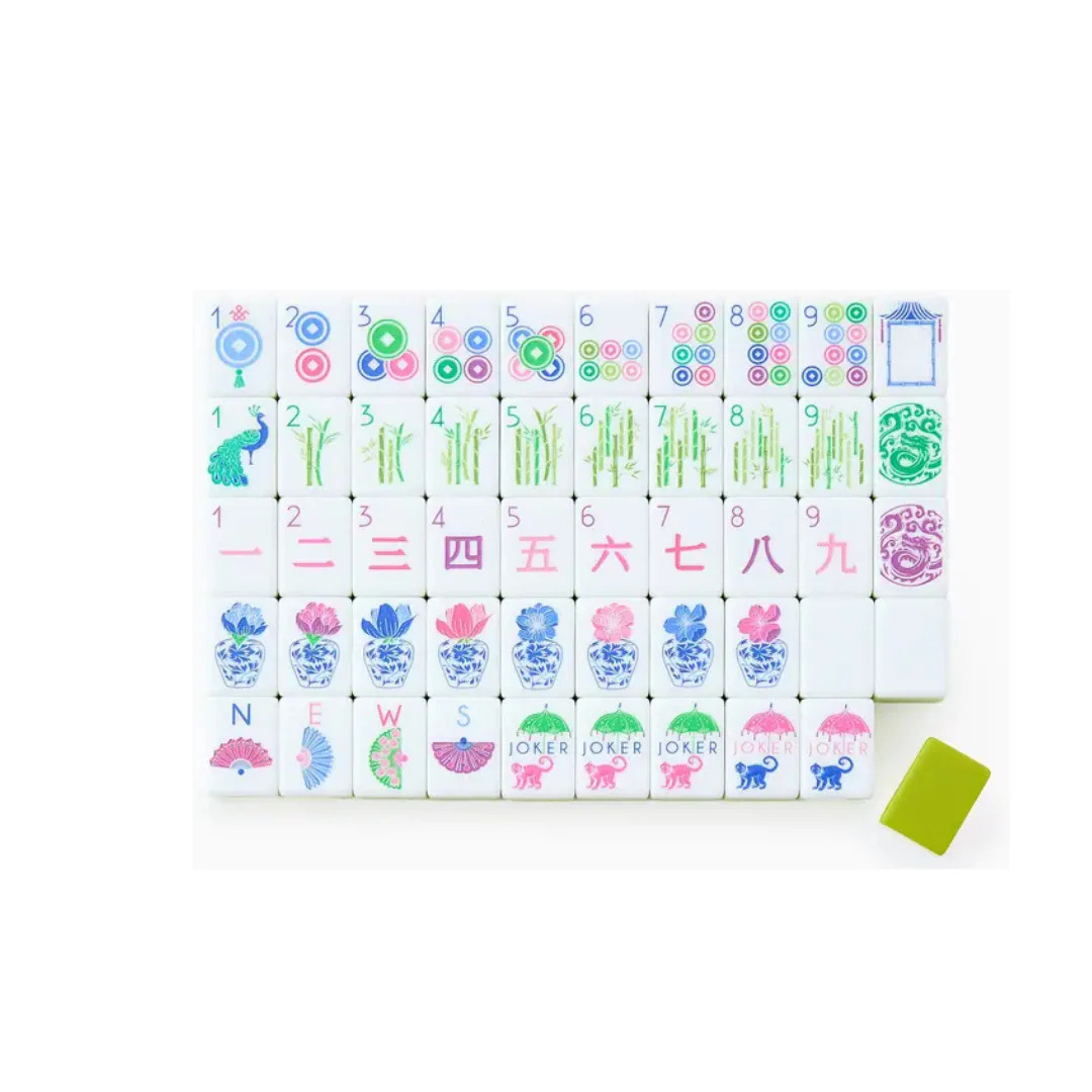 Limoncello Mahjong Tiles | Pink Antlers