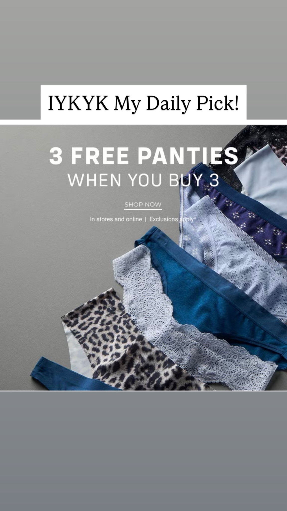 My undies of choice. I wear a small. Size up in thongs.  

#LTKSaleAlert #LTKOver40