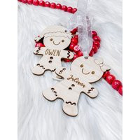 Christmas Tags | Gift Gingerbread Decor Stocking Stockings Kids Decor Name Placecards | Etsy (US)