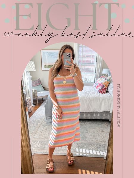 WEEKLY BEST SELLERS:: matching set, loungewear, printed babydoll dress, crochet dress, cane crossbody bag, summer handbags, midi dress, maternity friendly finds, striped dress, utility jacket, oversized cardigan // ft. Target fashion finds, J. Crew, LOFT, Gap 

#LTKfindsunder100 #LTKbump #LTKSeasonal