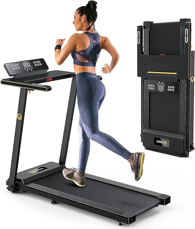 UREVO Portable Folding Treadmills for Home, Max 3.0 HP Running Walking Treadmill with 12 Pre Set ... | Amazon (US)