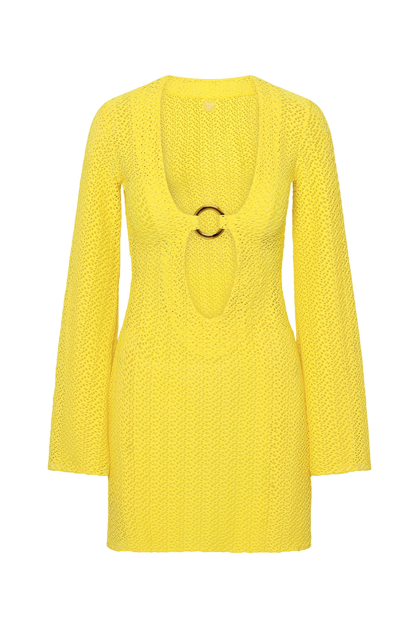 Montego Mini Dress - Citrus Crochet | Monday Swimwear