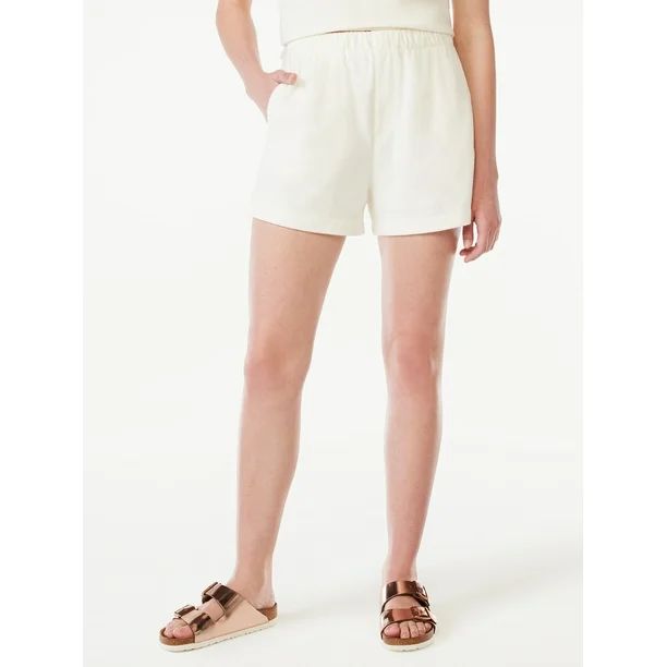 Free Assembly Women's Towel Terry Shorts | Walmart (US)
