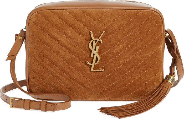 Lou Matelassé Suede Crossbody Camera Bag | Nordstrom
