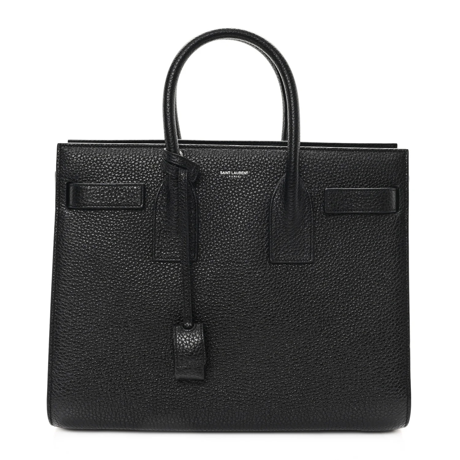 Saint Laurent Grained Calfskin Small Sac De Jour Black 1718624 | FASHIONPHILE (US)