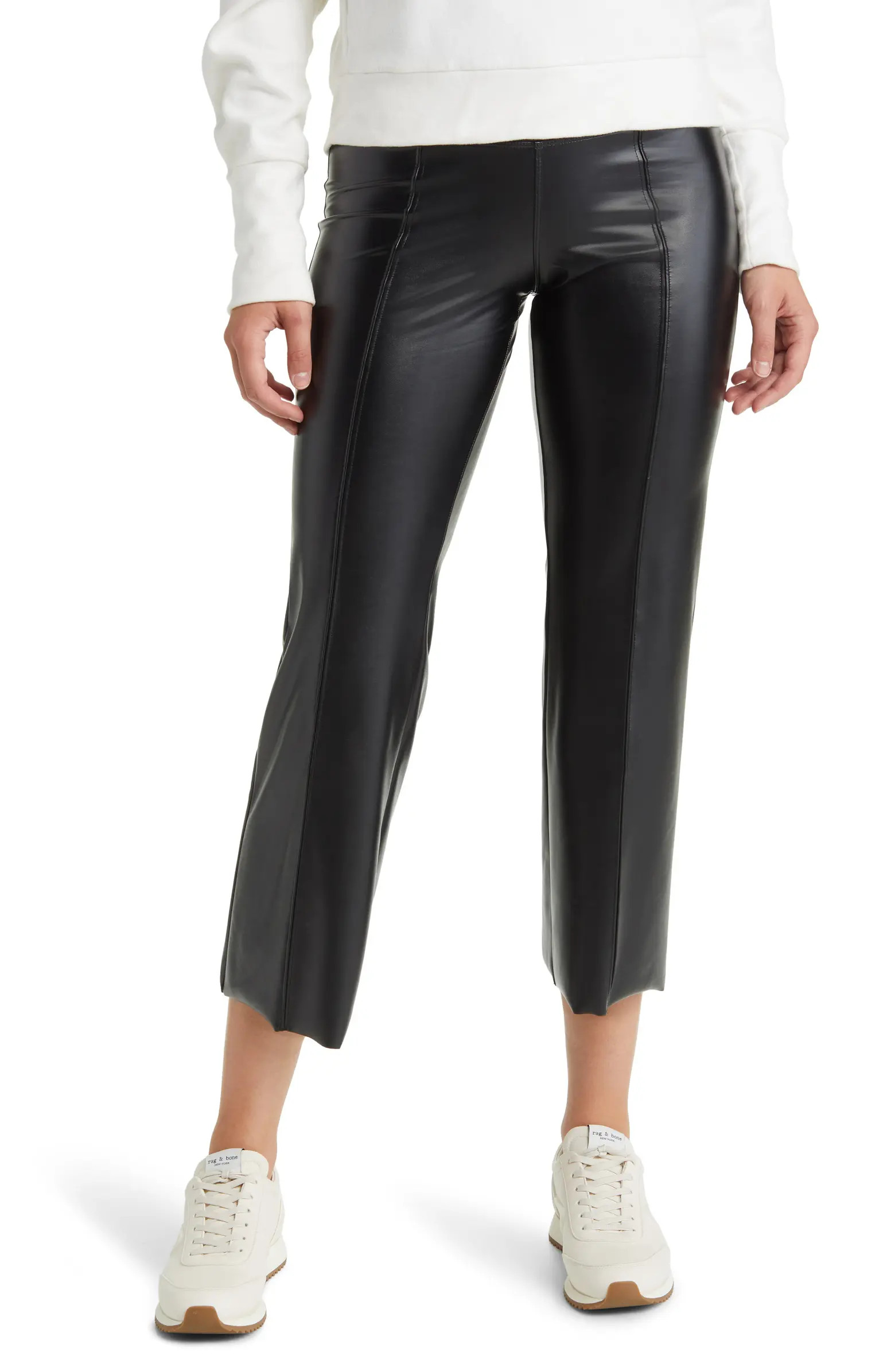 Crop Faux Leather Leggings | Nordstrom