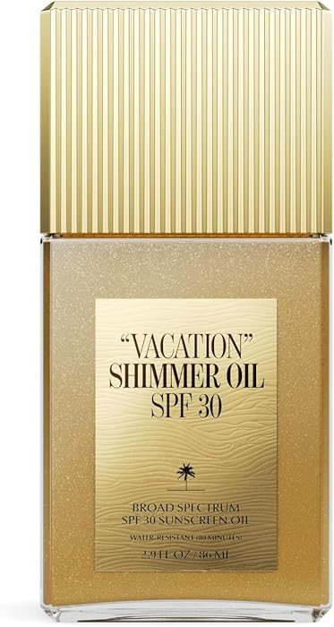"VACATION" Shimmer Oil SPF 30 by Vacation, Shimmering Body Sunscreen, Water-Resistant, Enhances A... | Amazon (US)