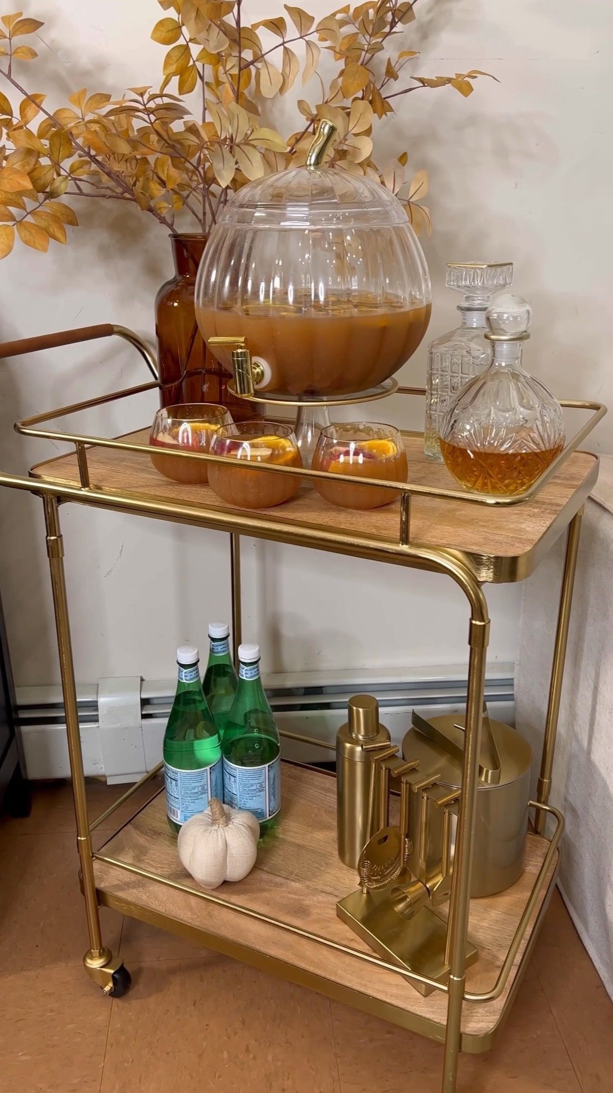 Back in stock Alert! My bar cart is now 30% off only $105 🤯

#LTKSaleAlert #LTKHome #LTKVideo