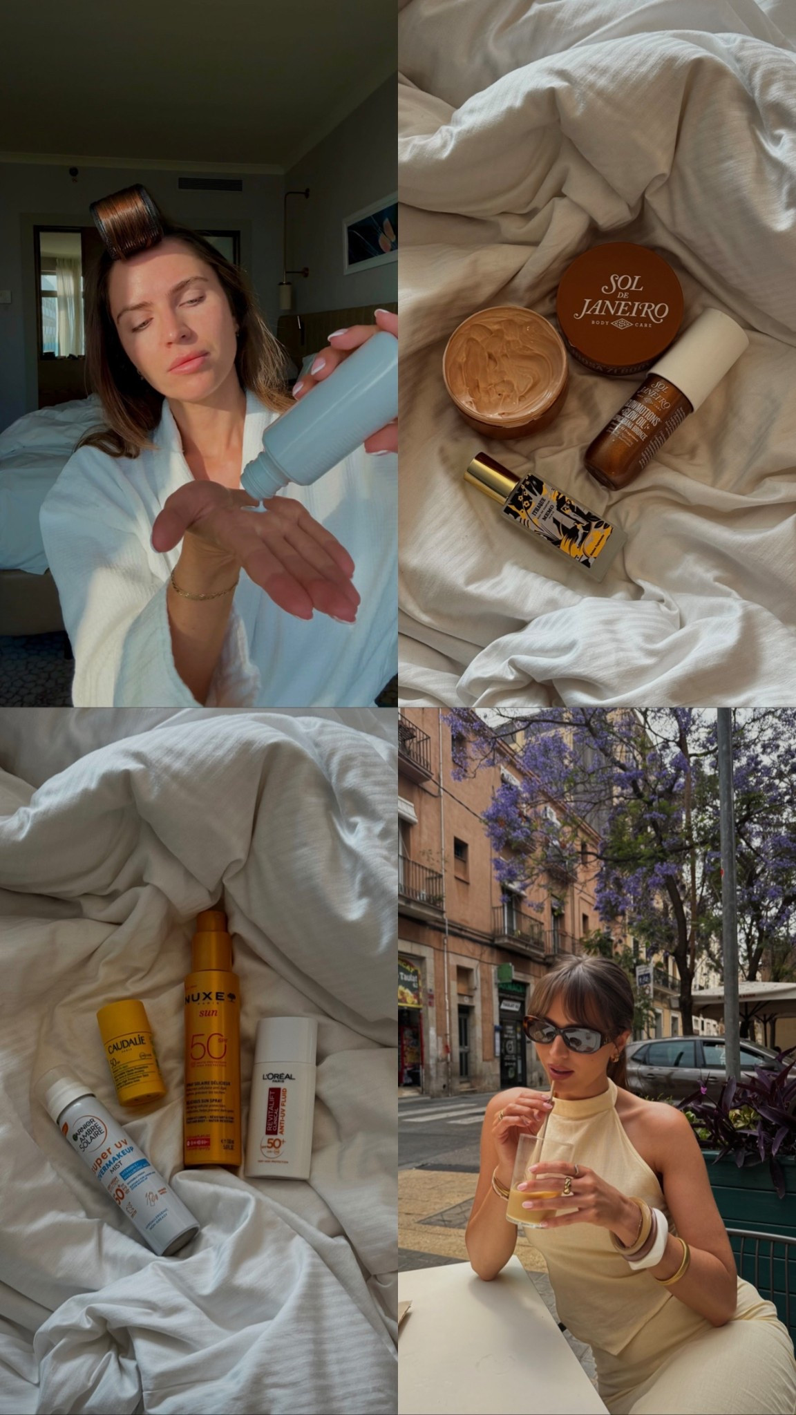 Summer skincare 🫧

SPF, glass skin, summer skincare, body oil, skincare, holiday, sol de janeiro, moisturiser 