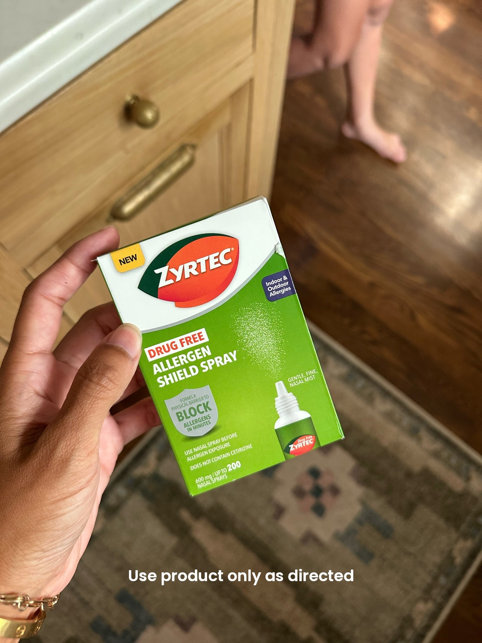 #AD No one enjoys getting outside this time of year more than me–however, my allergies don’t always let me do that. The new @zyrtecallergy Allergen Shield is a daily must for me now! It’s a lightweight mist, drug free and acts as a preventative support for me. Have you tried it? Use product only as directed.

#ZYRTECPartner #TargetPartner @target