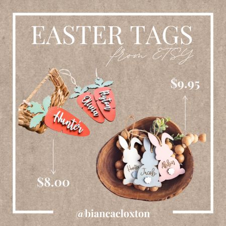 Cute Easter tags under $10.00! 🐇🥕



#LTKunder50 #LTKFind #LTKSeasonal