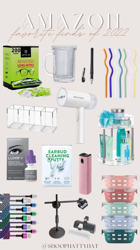 Amazon finds - 2022 best sellers form Amazon - phone charger cord pack - glass containers - portable steamer - Amazon must haves 

#LTKfamily #LTKhome #LTKFind