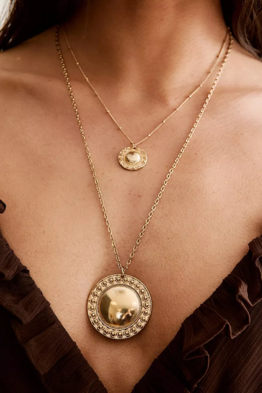 Coin Layered Necklace | Nasty Gal US