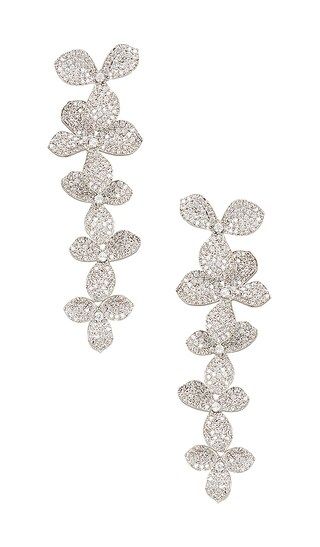 Lilliana Earring in Silver | Revolve Clothing (Global)