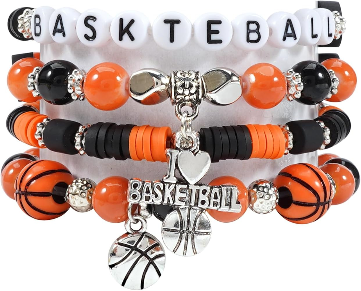 Ardorchid USA Flag Bracelets Valentine's Day Heishi Bracelets St. Patrick's Mardi Gras Beaded Bra... | Amazon (US)