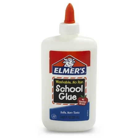 Elmer's Liquid School Glue, Washable, Great for Making Slime, 7.625 Ounces, 1 Count | Walmart (US)