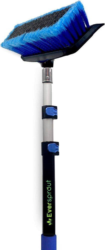 EVERSPROUT 5-to-12 Ft Car Brush with Rubber Bumper, Lightweight Extension Pole Handle, Soft Brist... | Amazon (US)