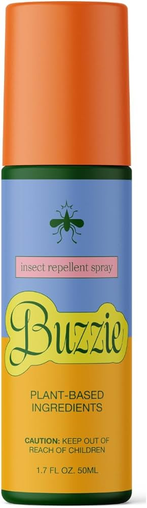 Buzzie Bug Spray I Kid and Family Friendly I Travel Sized Plant and Essential Oil-Based Insect an... | Amazon (US)