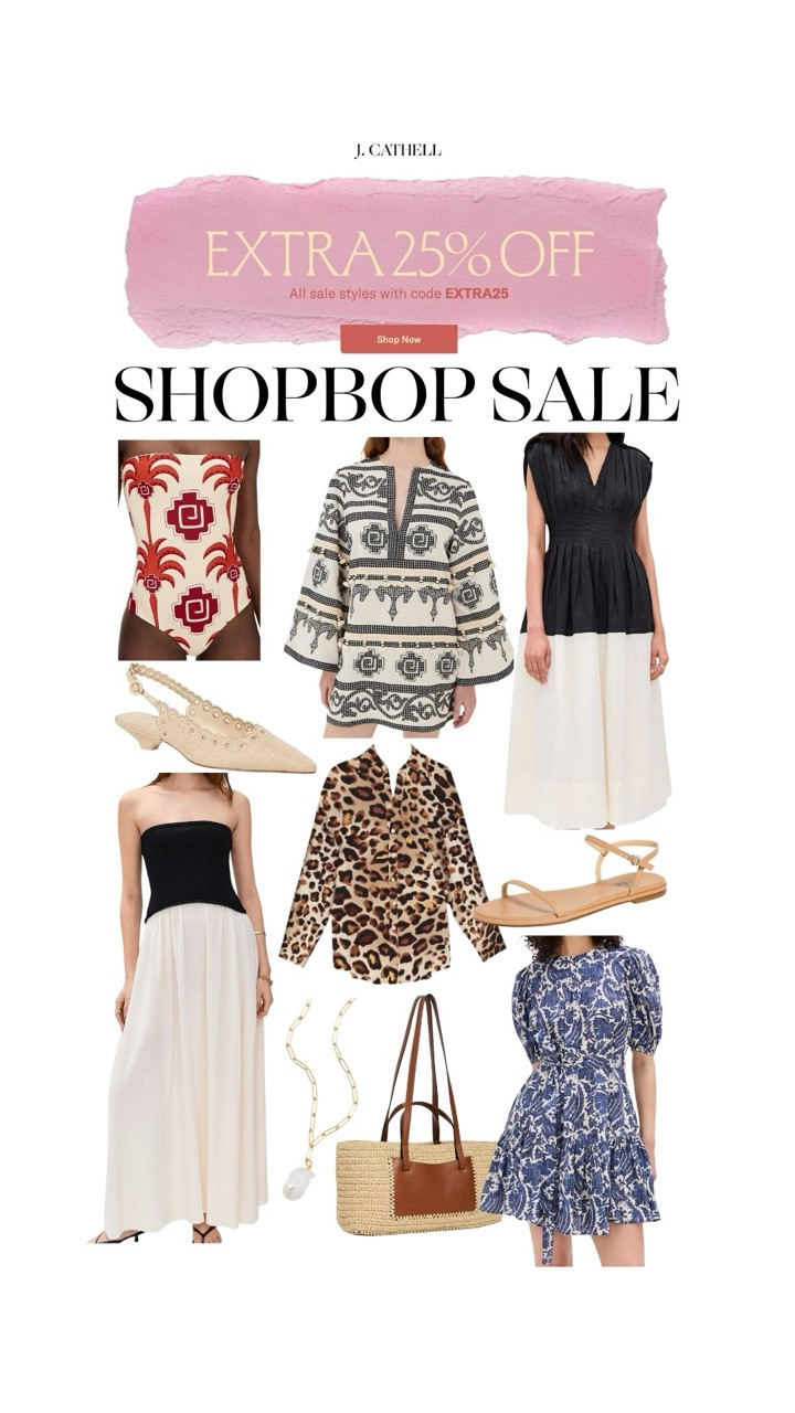 Shopbop Sale Picks ✨ The Shopbop Sale is here, and these are the pieces worth grabbing. From elevated wardrobe staples to statement styles you’ll wear on repeat, this edit is filled with chic, timeless finds that are actually a good investment. Even better—use our exclusive discount code for 25% off to save big on your favorites. Save this post for easy sale shopping and tap to shop before these styles sell out. 🤍 

 #LTKStyle #ShopbopSale #ShopbopFinds #SaleStyle #DesignerDeals 

#LTKootd #LTKOver40 #LTKSaleAlert