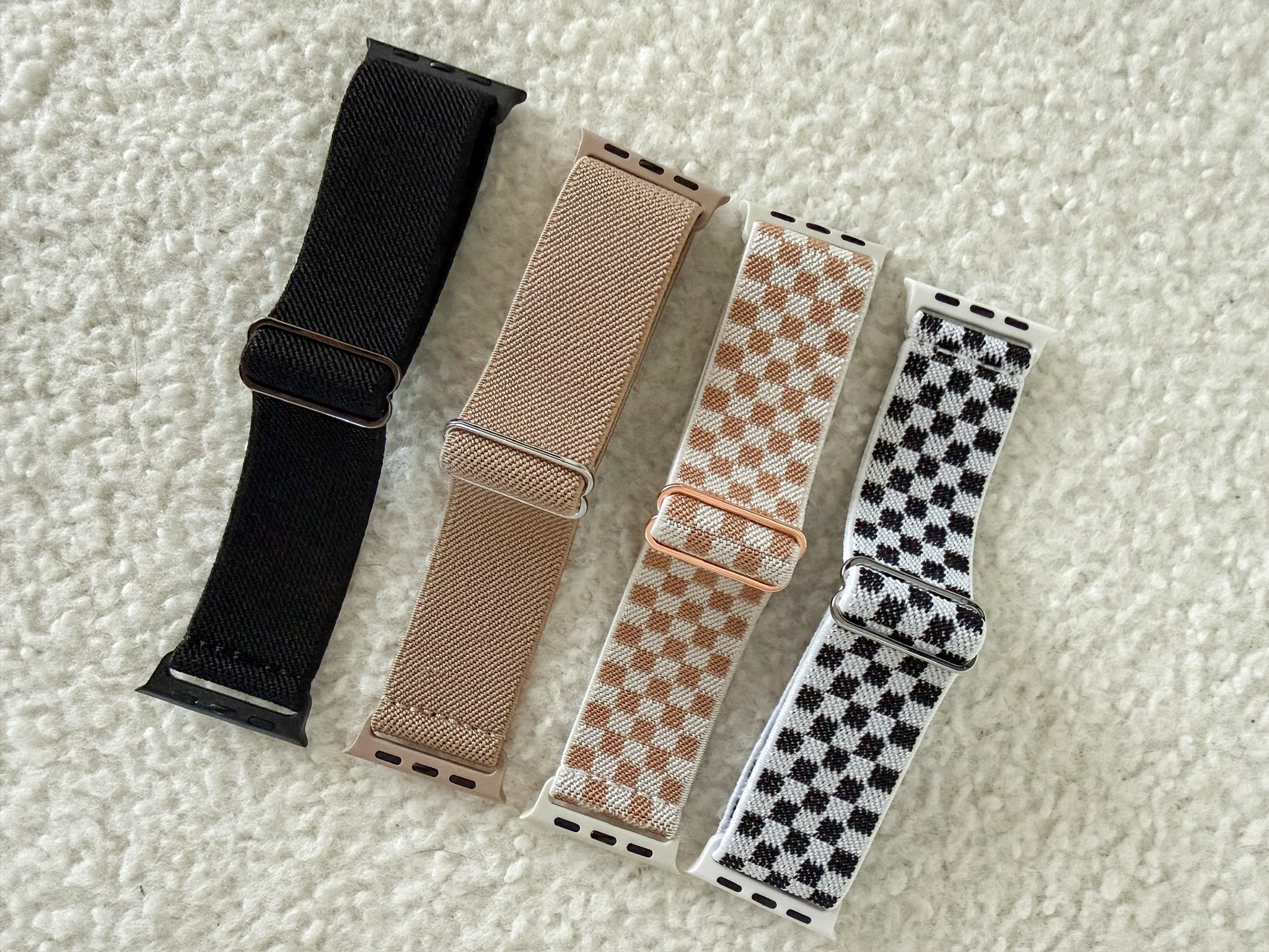 4 pack neutral stretchy Apple Watch bands 

#LTKActive #LTKootd #LTKmomlife