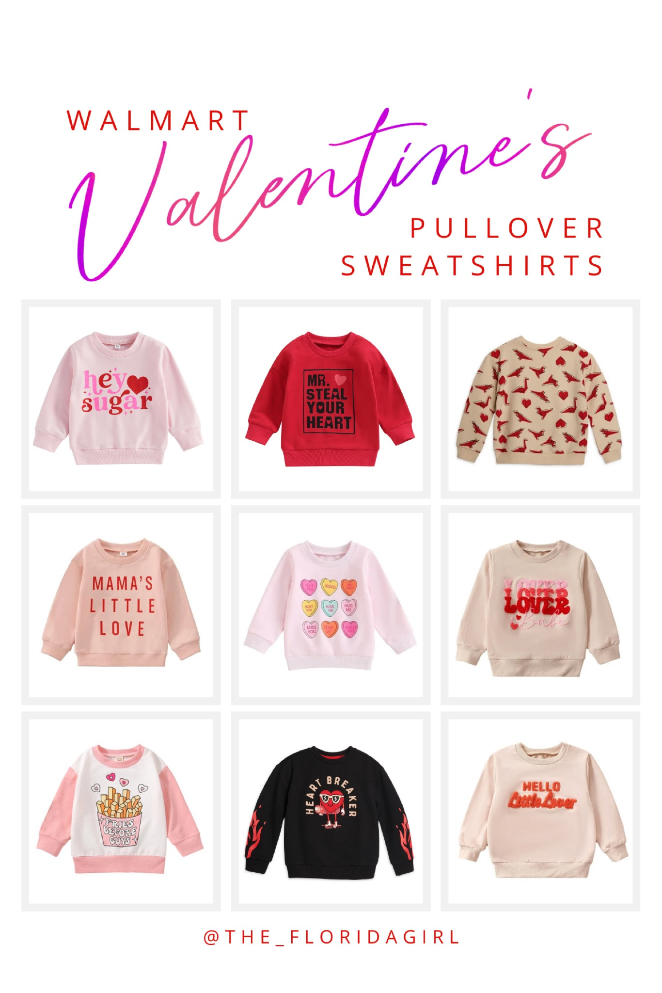 Walmart kids Valentine’s Day pullover sweatshirts #walmart #walmartkids #new #newatwalmart #kids #toddler #baby #clothes #clothing #pullover #sweatshirt #holiday #vday #love #valentines #valentinesday #redandpink #kidsholidaylook #sweater #sweaters

#LTKfamily #LTKkids #LTKbaby