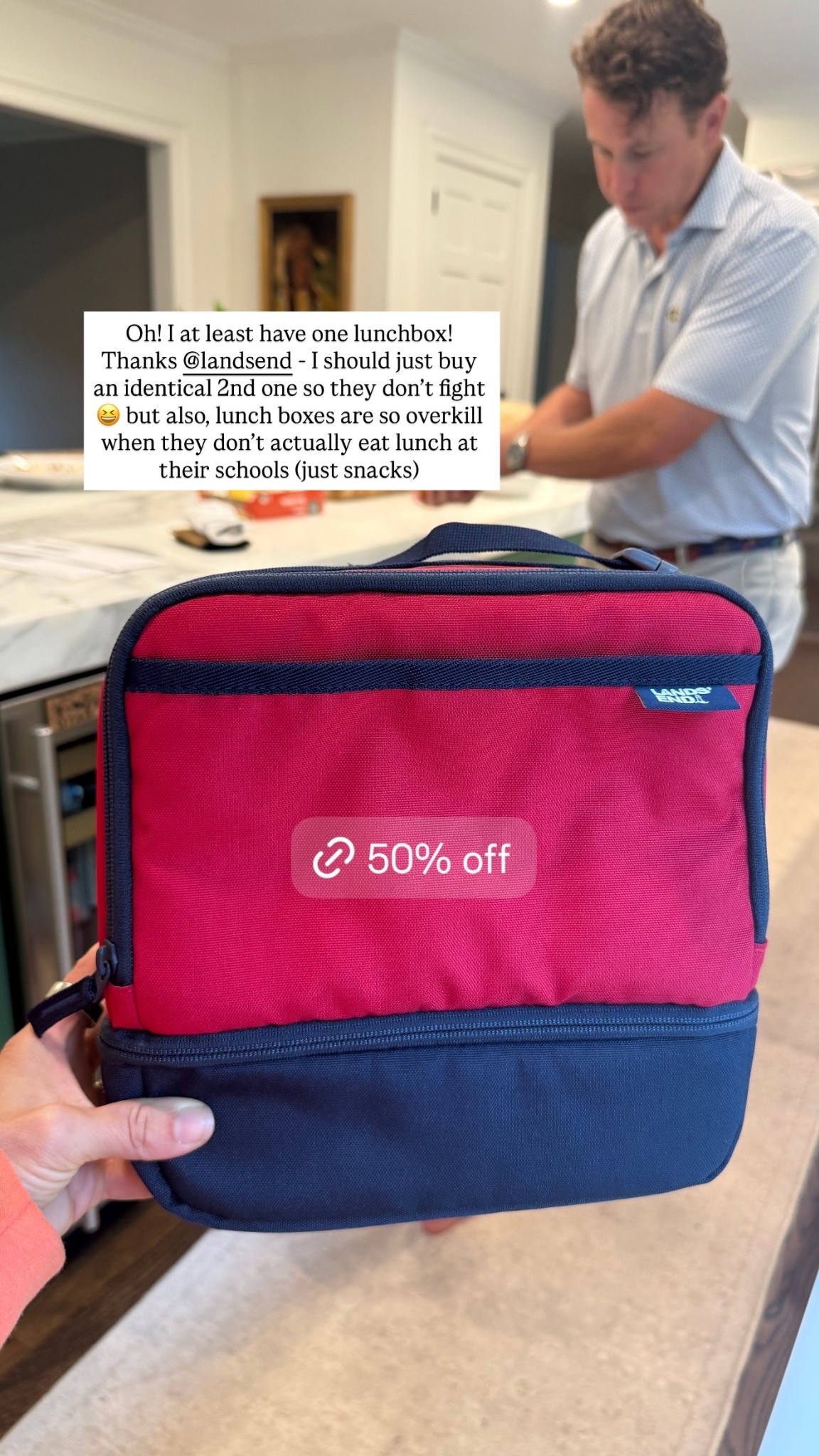 Oh! I at least have one lunchbox! Thanks @landsend - I should just buy an identical 2nd one so they don’t fight 😆 but also, lunch boxes are so overkill when they don’t actually eat lunch at their schools (just snacks)