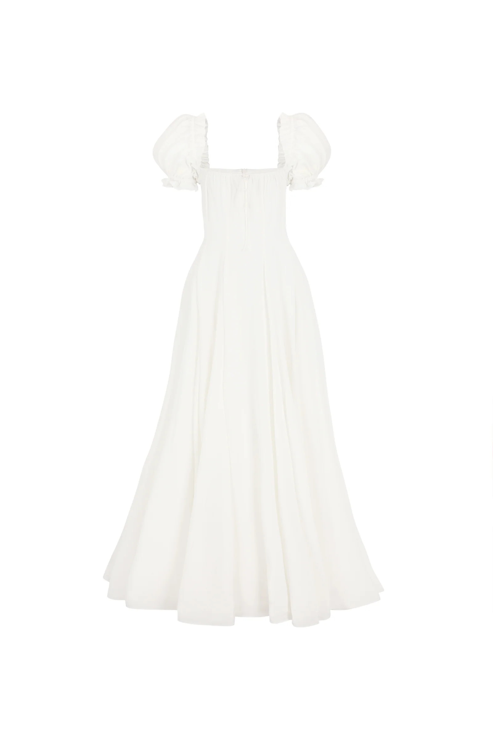 The Ivory Silk Garden Party Gown | Selkie Collection