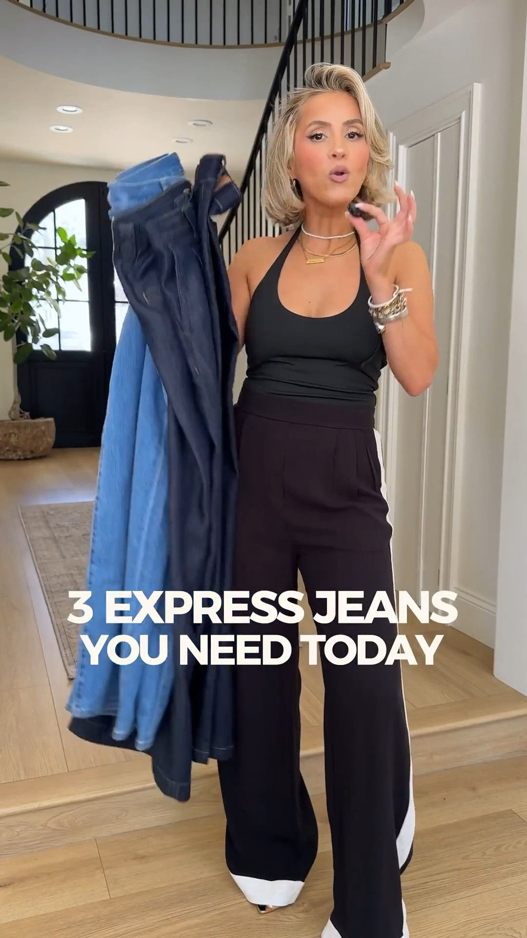 3 @express jeans you need RIGHT NOW 🤌🏼🙊 I love denim that I can easily dress up or down 👏🏼 #DresstoExpress #ExpressPartner 

Size 4 regular in jeans
XS in tops

#LTKootd #LTKgrwm #LTKU