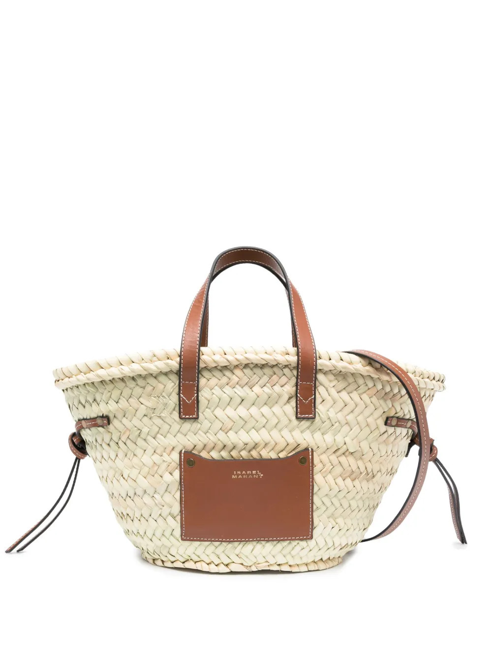 ISABEL MARANT Mini Cadix Raffia Basket Bag - Farfetch | Farfetch Global