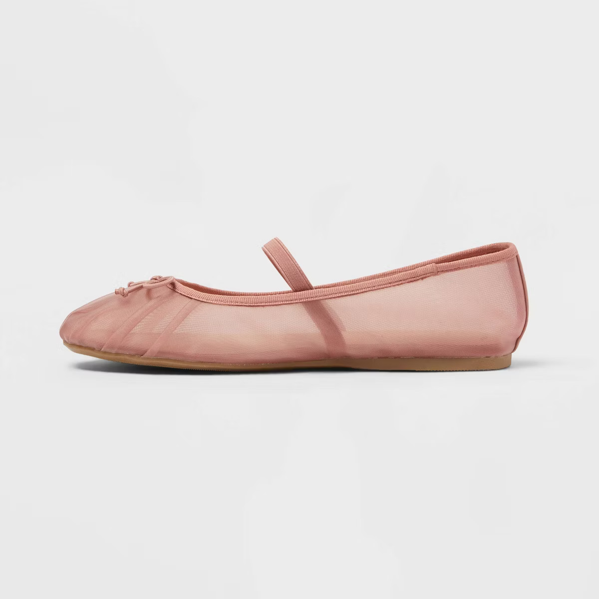 Women’s Rosa Mesh Bow Mary Jane Flats – A New Day™ Pink | Target