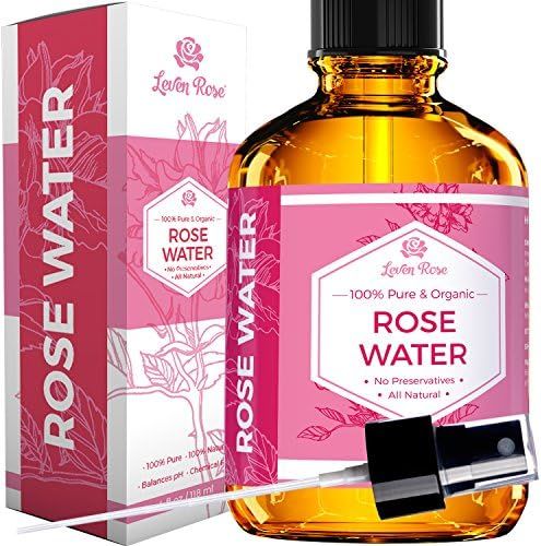Rose Water Facial Toner by Leven Rose, Pure Organic Natural Moroccan Rosewater Hydrosol Face Spra... | Amazon (CA)