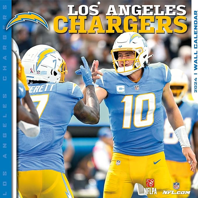 Los Angeles Chargers 2024 12'' x 12'' Team Wall Calendar | Amazon (US)