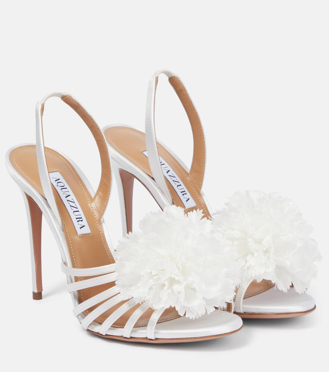 Love Carnation satin sandals | Mytheresa (US/CA)