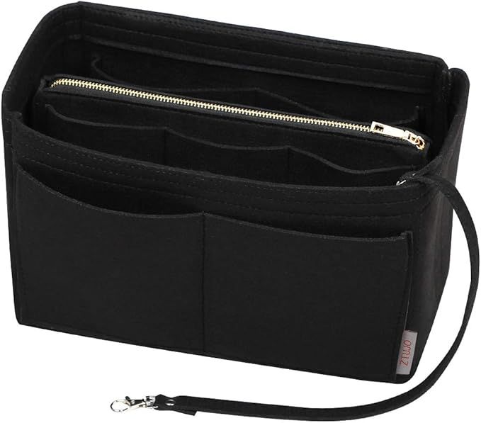 Purse Organizer Insert, Felt Bag organizer with zipper, Handbag & Tote Shaper, For Speedy Neverfu... | Amazon (US)