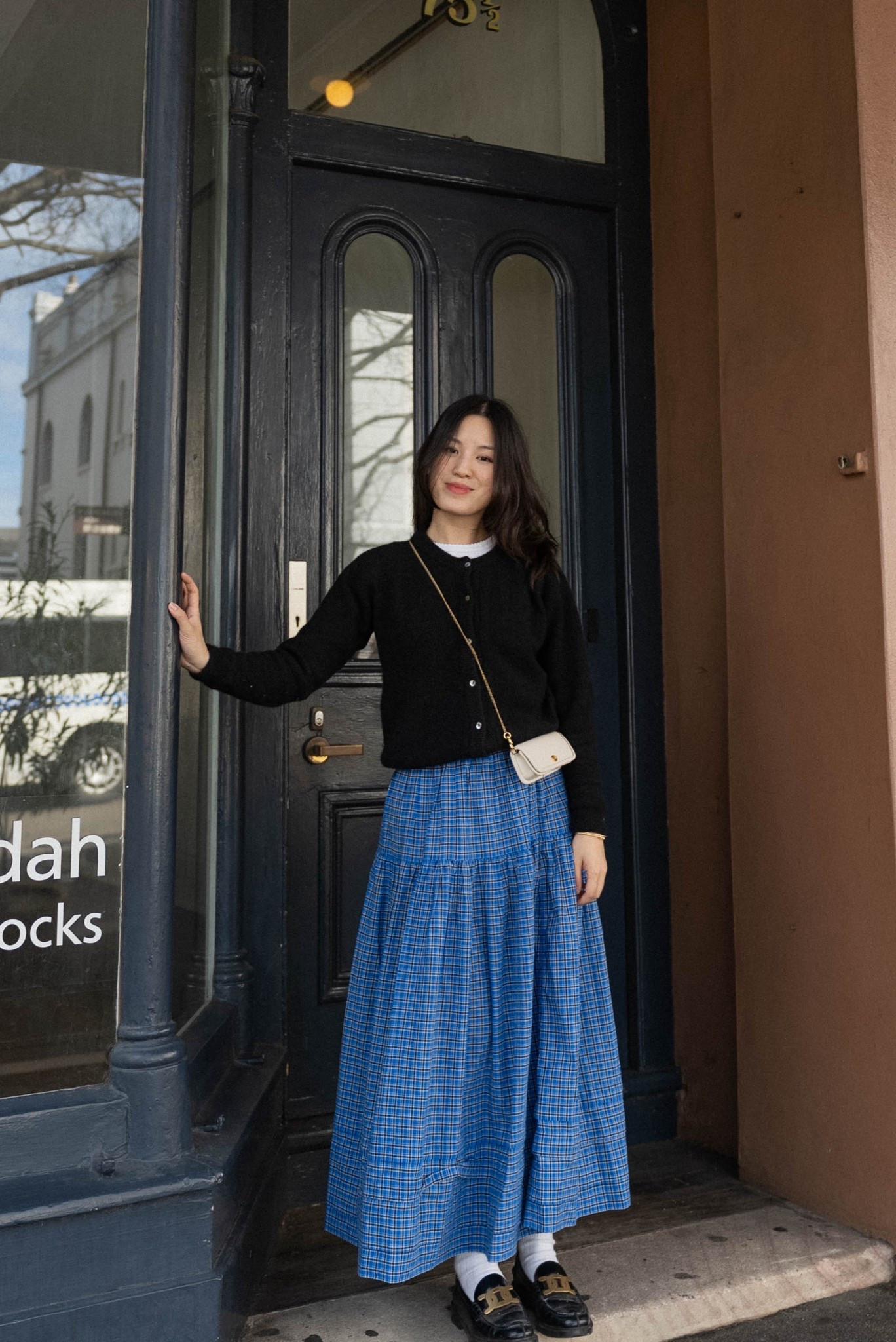 The Doen Sebastian 💙 true to size and I’m 160cm or 5’3 for length reference   