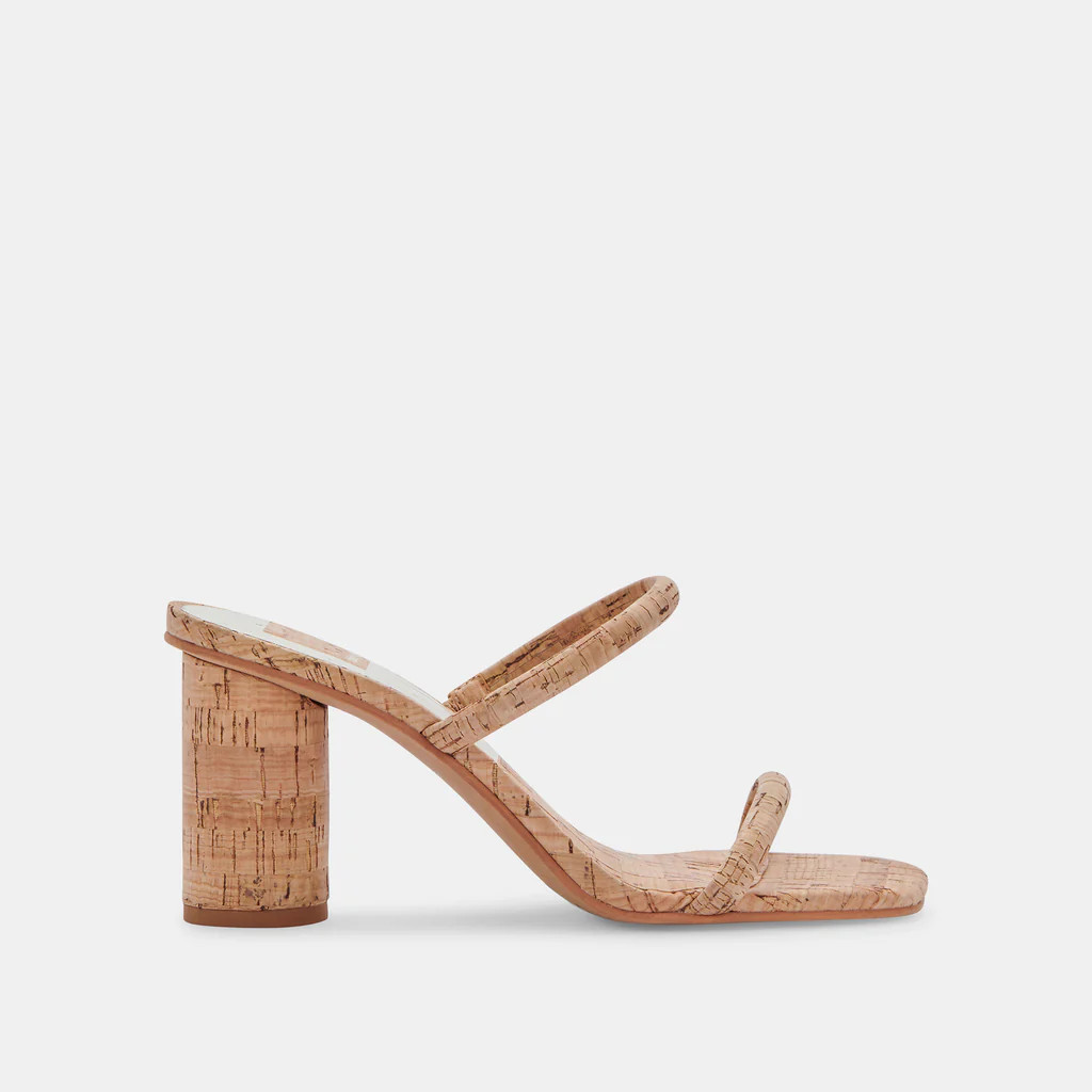 NOLES HEELS NATURAL CORK | DolceVita.com