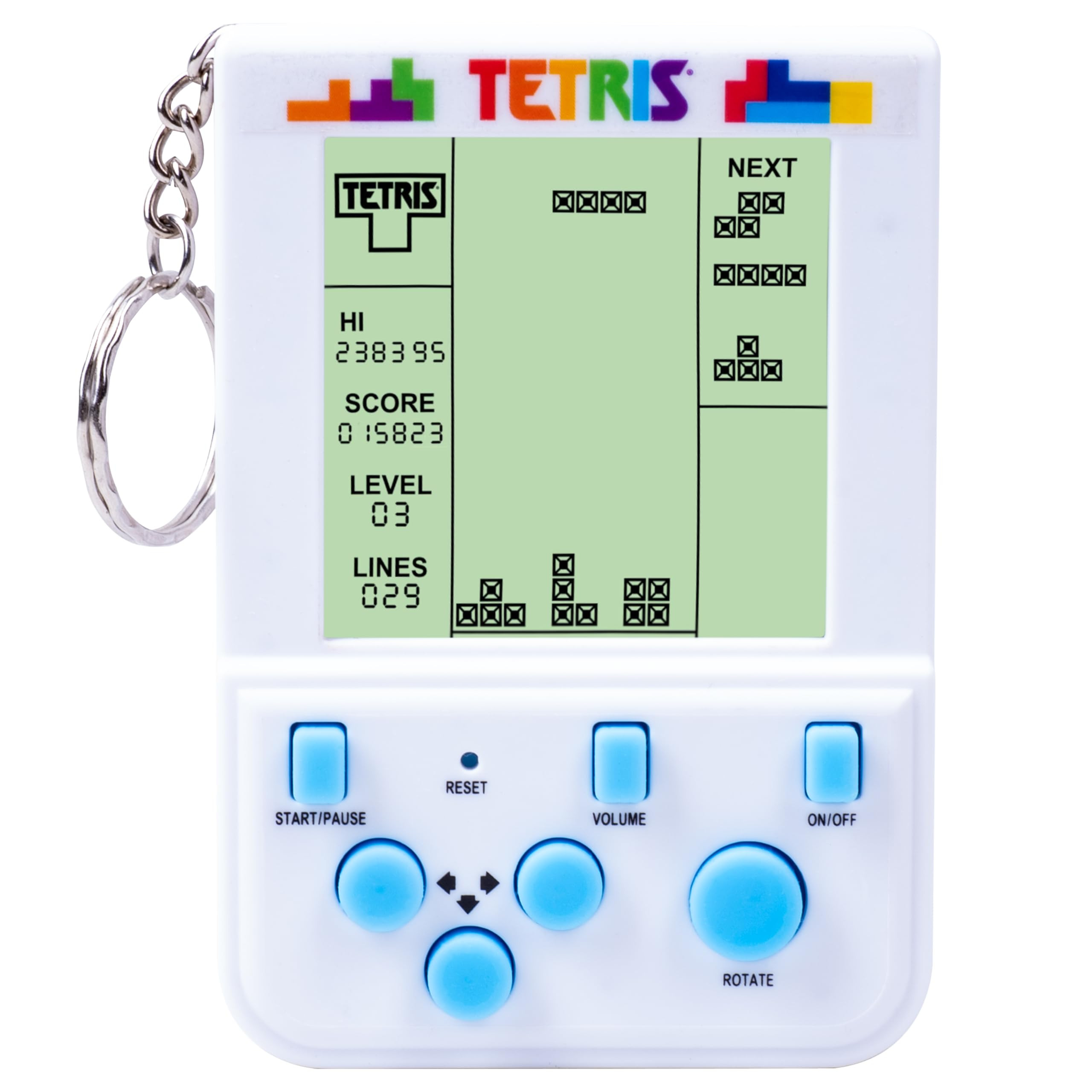 Tetris Keyring Handheld Arcade Game – Officially Licensed Mini Retro Console with LCD Screen, S... | Amazon (US)