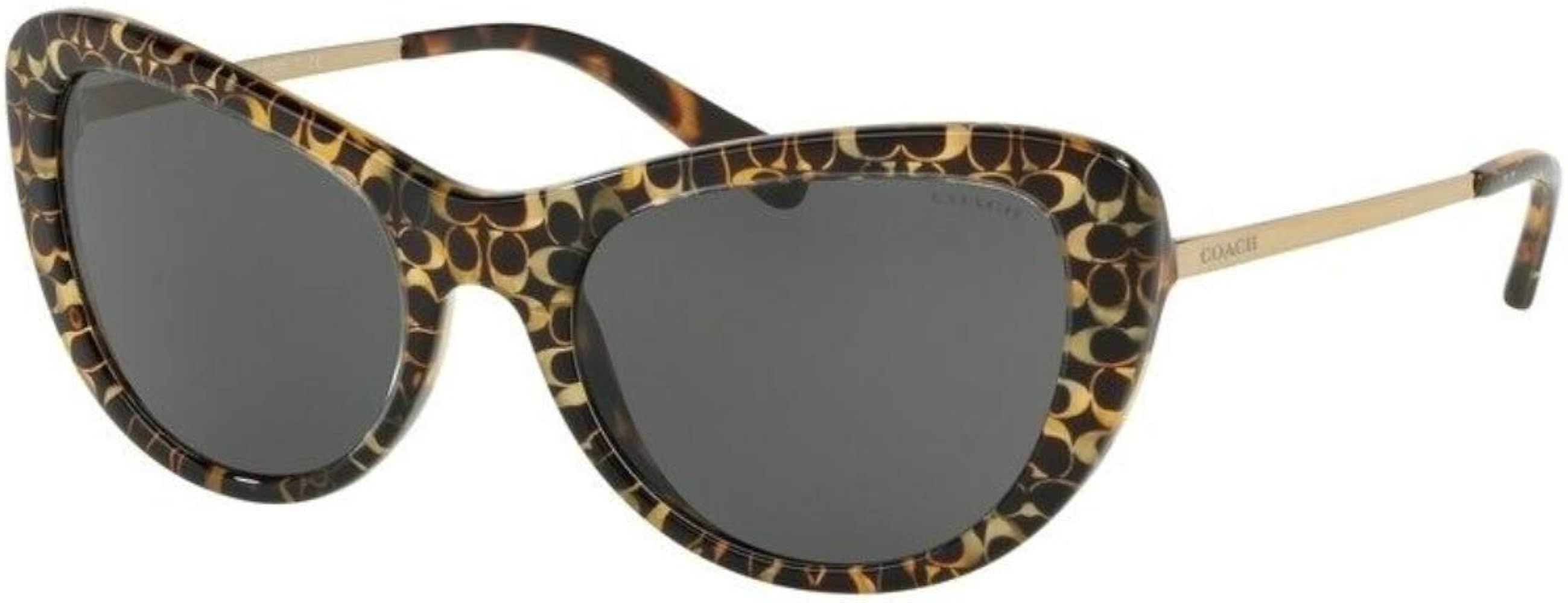 Sunglasses Coach HC 8247 551987 Spotty Tort Sig C Outside | Amazon (US)