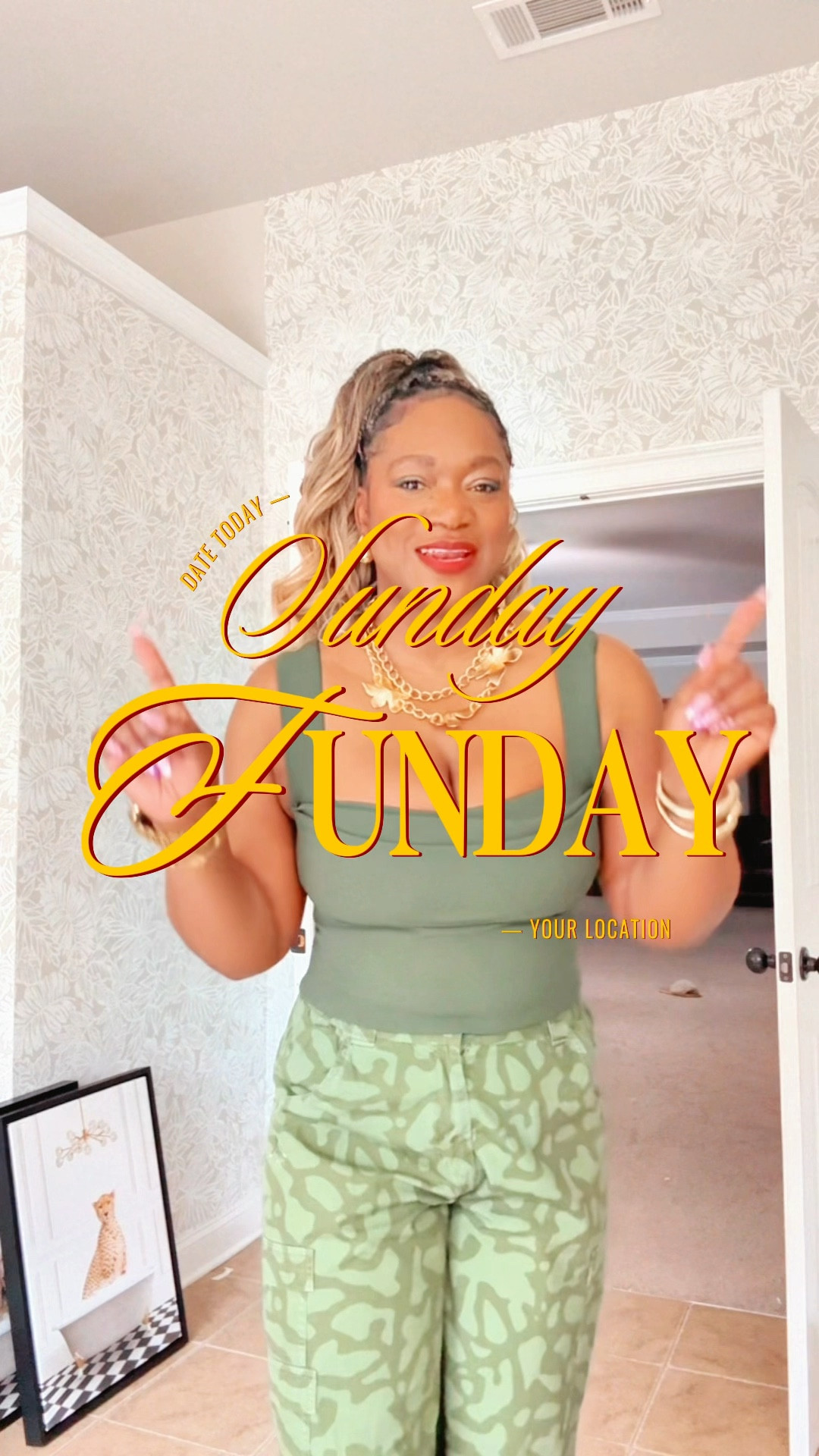 Sunday Funday 💚

Feeling a little green, so I stepped out in my army fatigue Jordan pants, paired with my Azalea Wang Chamber dress sandals and my Gianni Bini Coco coordinating square bag.

Headed to brunch to celebrate my cousin’s birthday and had an absolute fabulous time! 🥂✨ Good vibes, great food, and even better company.

#SundayFunday #BrunchVibes #OOTD #GreenVibes #AzaleaWang #GianniBini #StyleOnPoint #CLUVFinds #FashionOver40 #BrunchReady 💚@Dillards Inc. 

#LTKOver40 #LTKootd #LTKgrwm