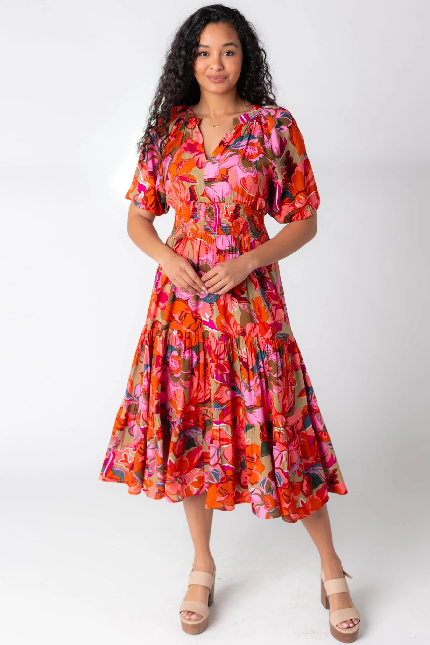 Citrus Emily Smocked Waist Dress | Called To Surf