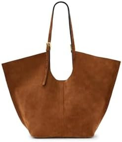 AllSaints Ara Suede E/W Tote, Cognac Brown | Amazon (US)