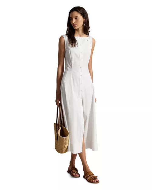 Paneled Cotton Dress | Bloomingdale's (AU)
