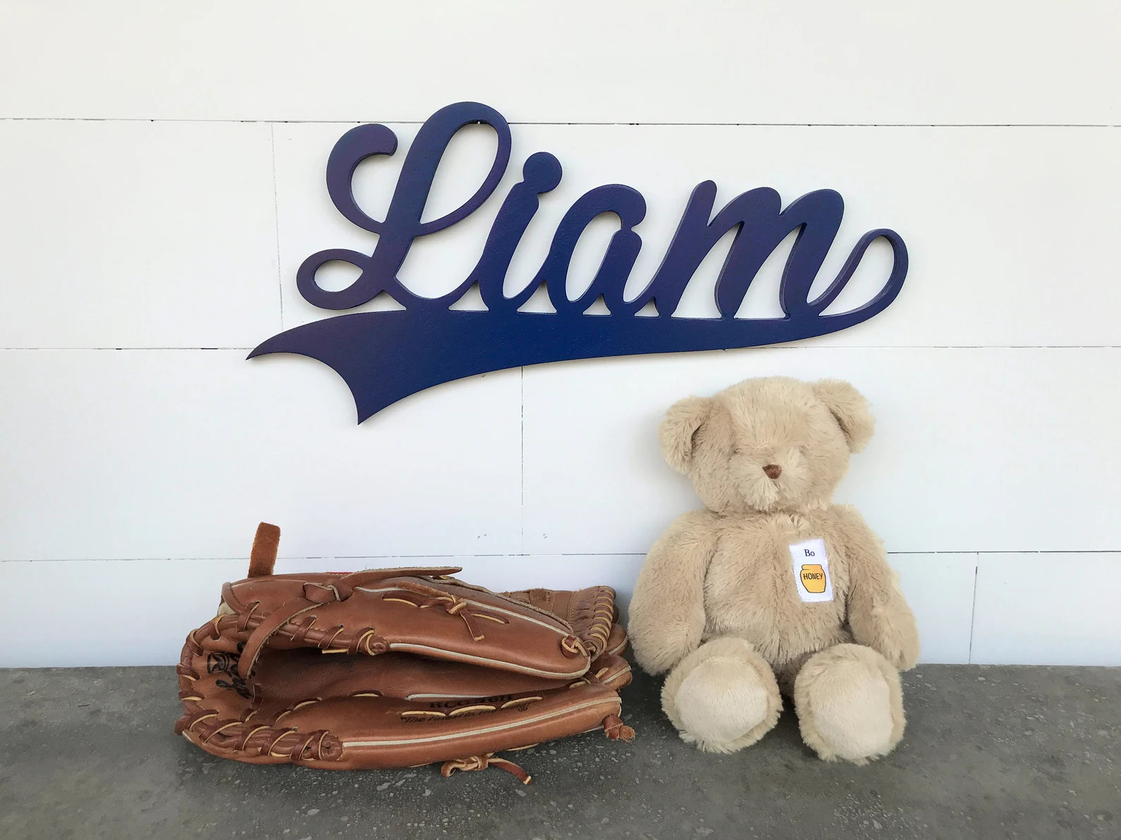 Baseball Name Sign: Custom Wood Cutout, Sports Nursery Decor - Etsy | Etsy (US)