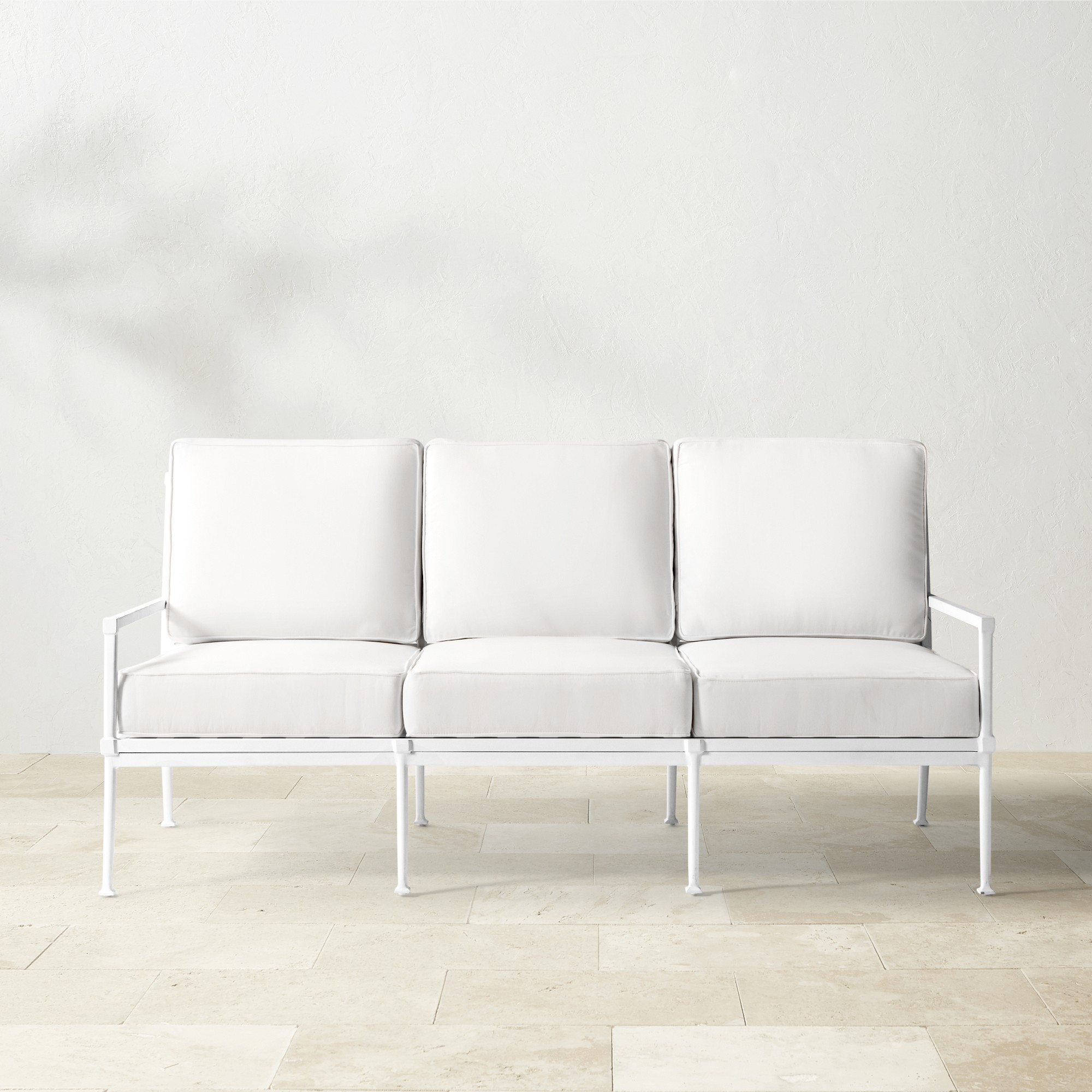 Bridgehampton Outdoor Sofa, White (74") | Williams-Sonoma