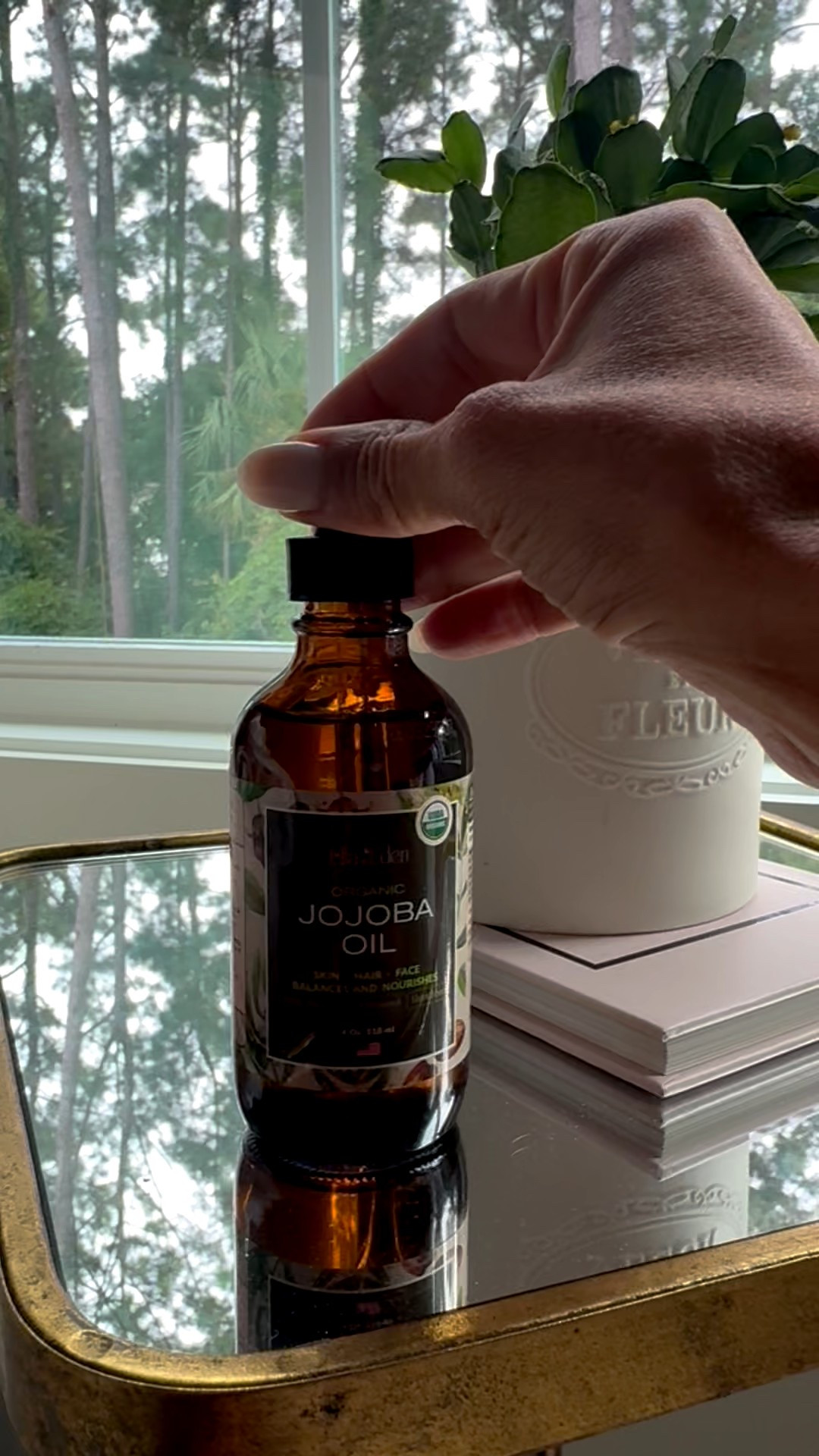 I love using this organic jojoba oil as both a facial oil and oil for my hair. It leaves them both super soft and hydrated. 

#LTKBeauty #LTKOver40 #LTKFindsUnder100