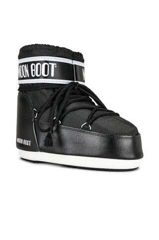 MOON BOOT Icon Low Nylon Boot in Black from Revolve.com | Revolve Clothing (Global)